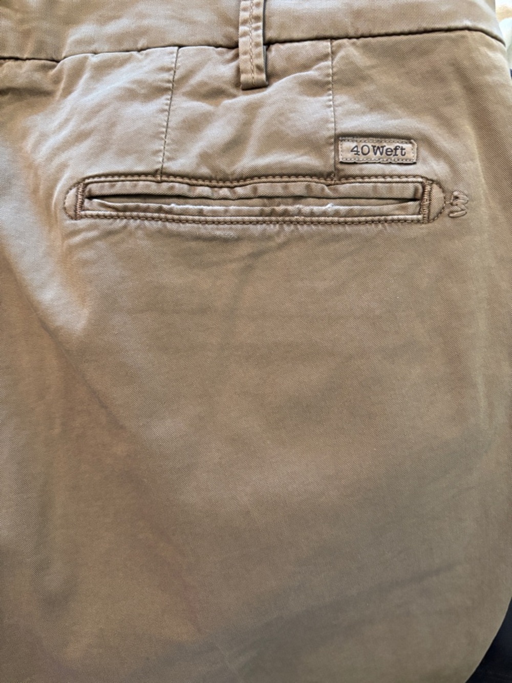 40weft "Billy" Men's Pants in Tan Italian brand size 50 x 28 equal to US 34 x 28 - Picture 9 of 16